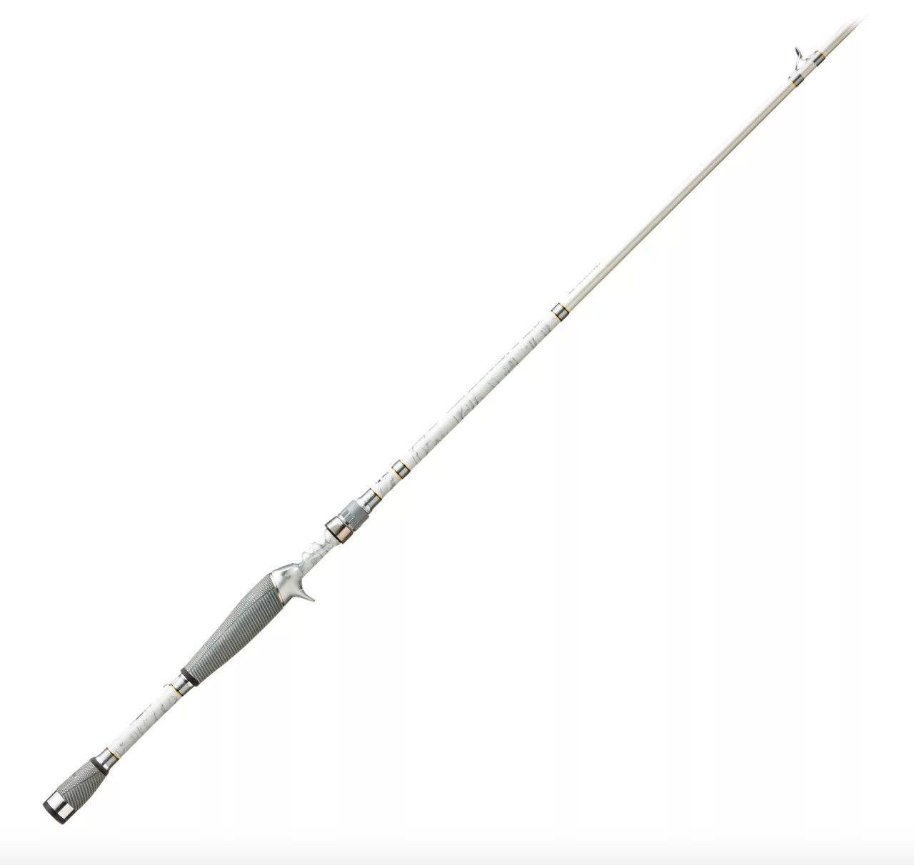 the carbonlite casting rod in silver