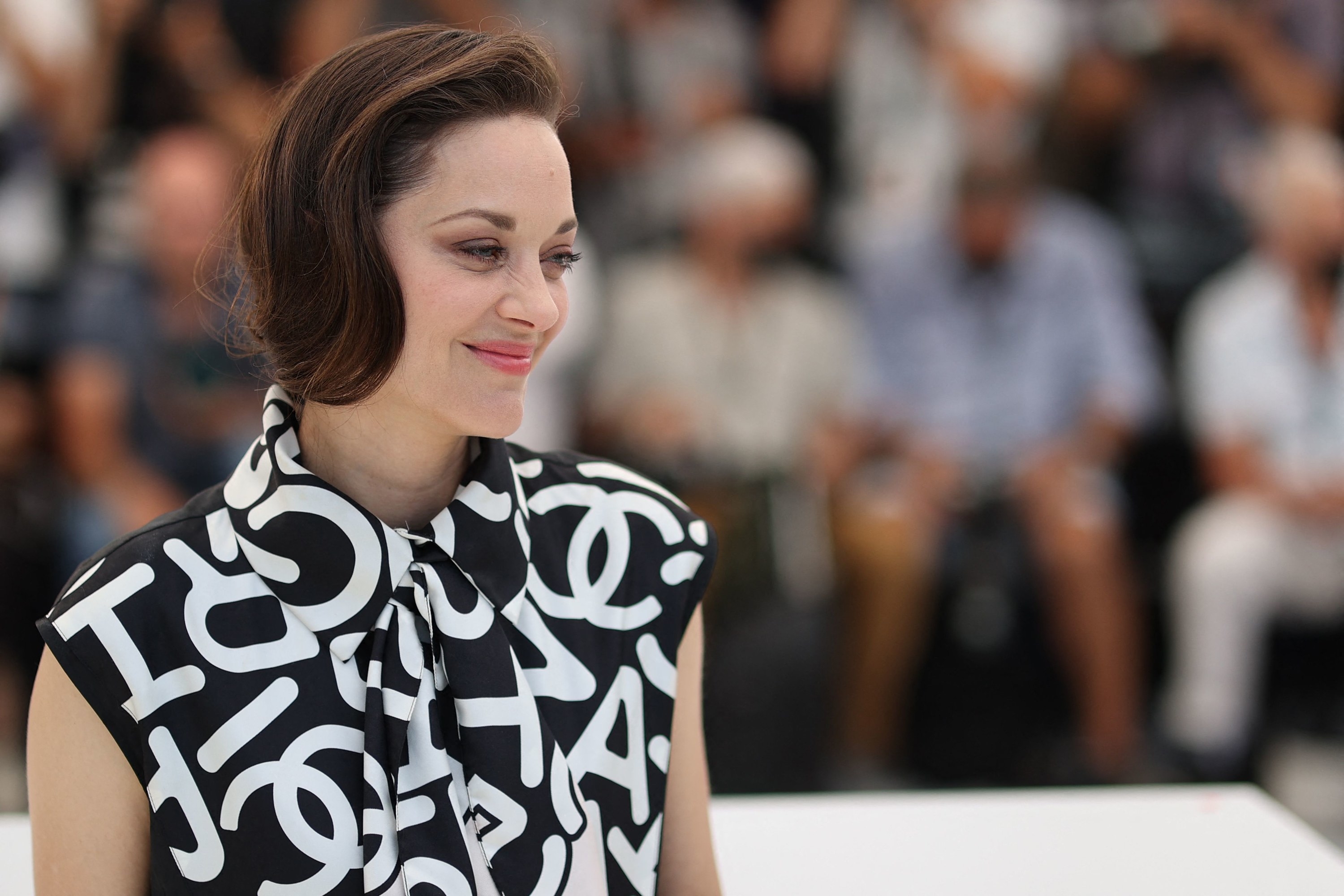 Marion Cotillard is photographed ahead of the &quot;Annette&quot; premiere at the Cannes Film Festival