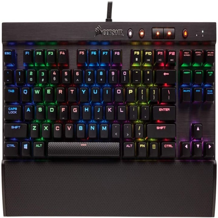 The colorful gaming keyboard