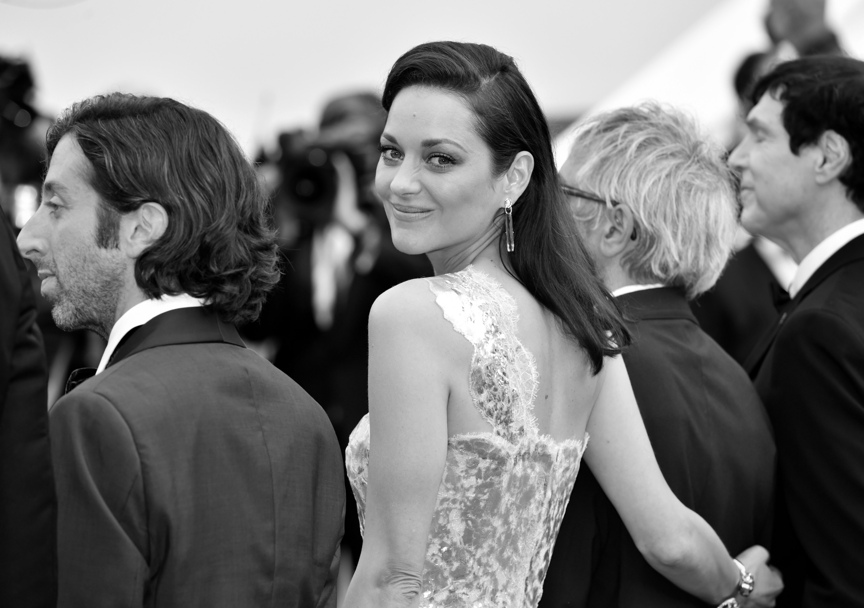 Marion Cotillard is pictured on the red carpet at the Cannes Film Festival