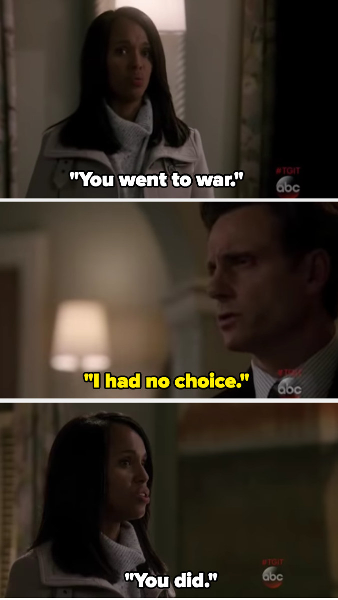 Olivia confronts Fitz for going to war