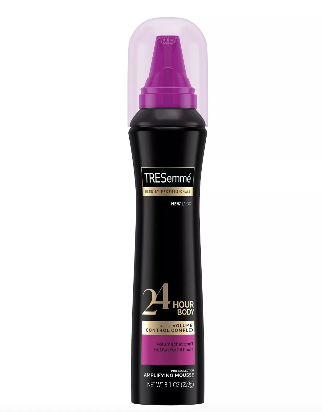 A bottle of hair mousse