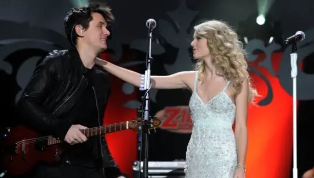 Taylor Swift with her Ex-boyfriend John Mayer