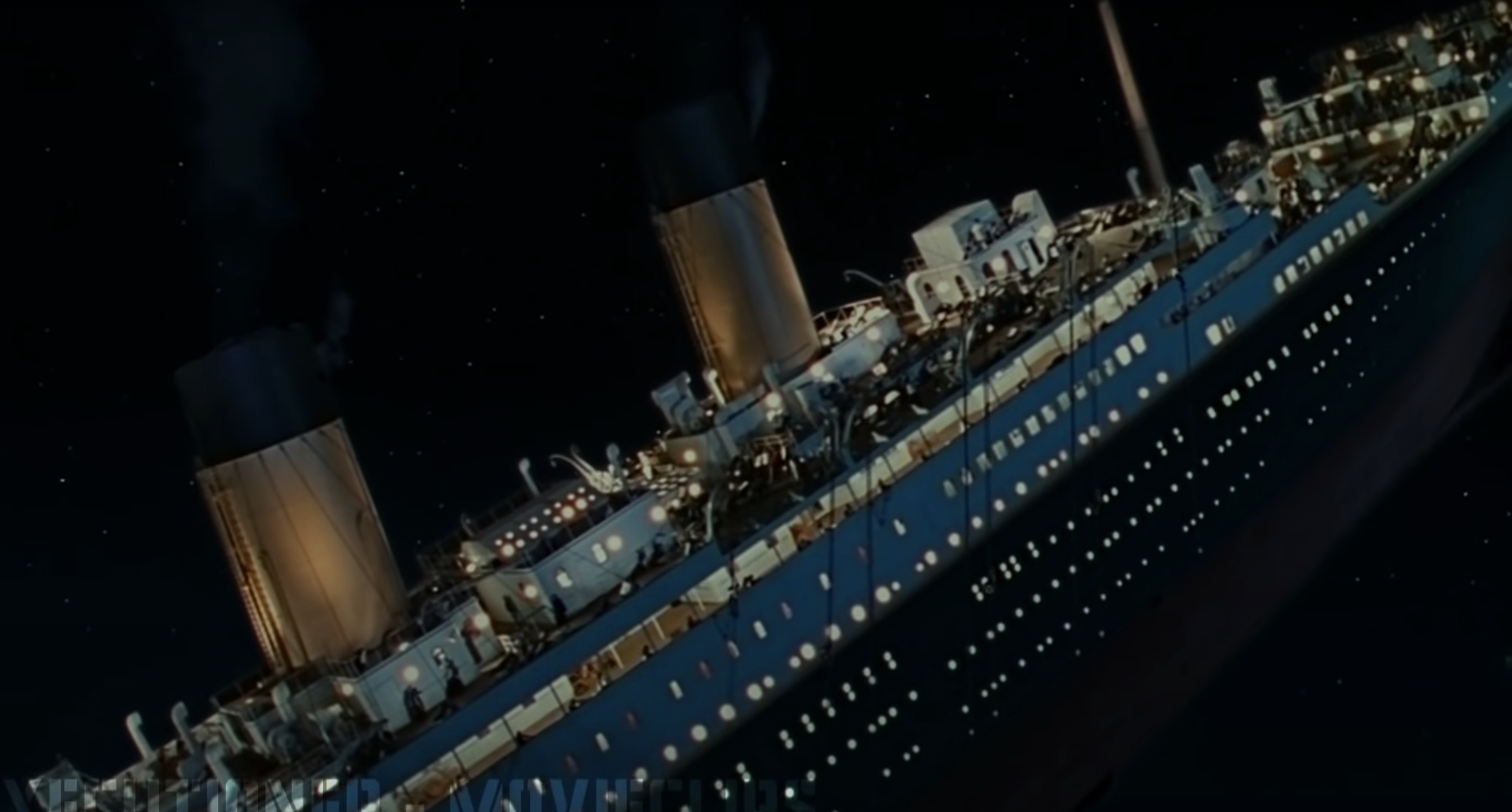 The titanic sinking