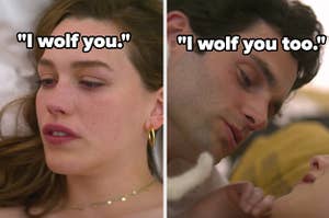 Joe and Love on YOU "I wolf you"