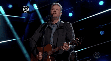 Blake Shelton performs on stage at the Academy of Country Music Awards