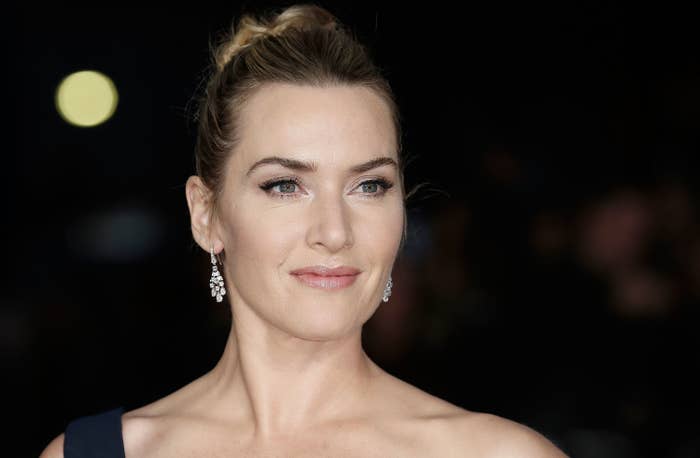 Kate Winslet is photographed at a red carpet event