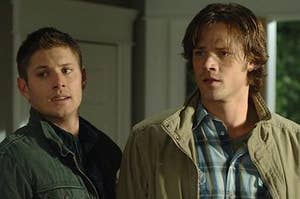 sam and dean winchester from supernatural