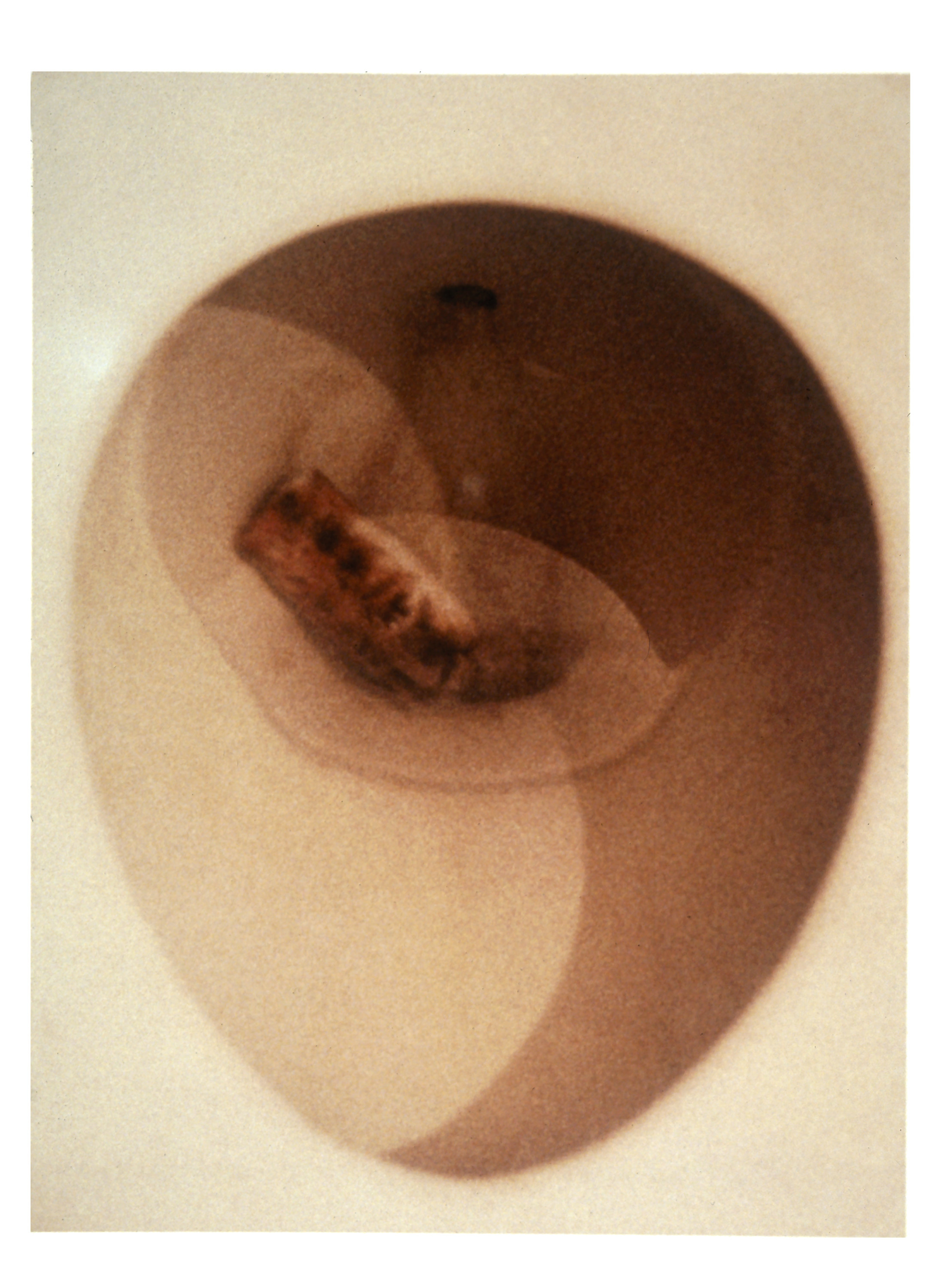 An abstracted bowel movement in a toilet bowl 
