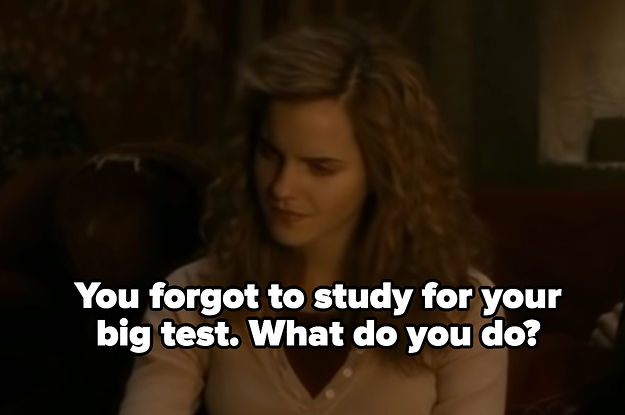 Hermione with the words 