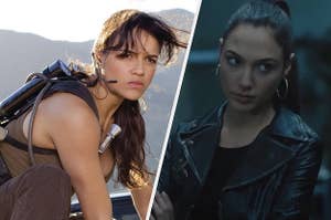 Letty and Gisele in the fast and furious movies