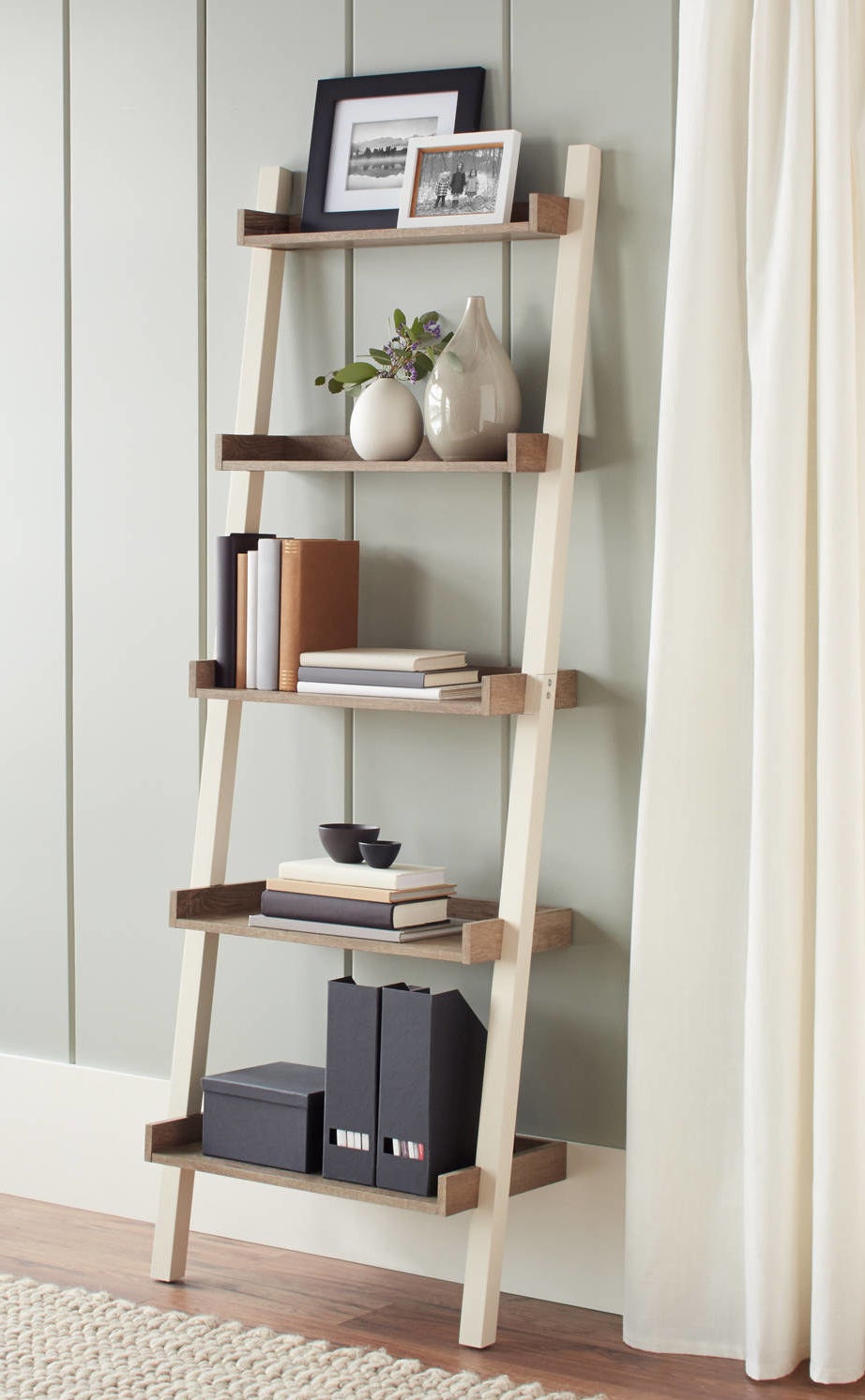 the ladder shelves