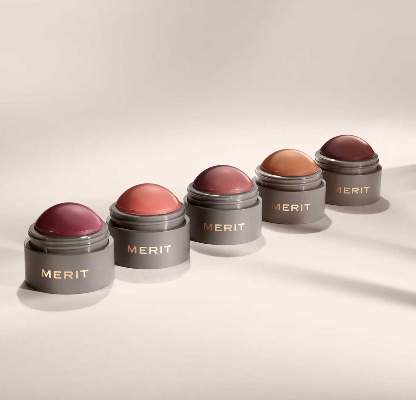 Merit blush in five shades