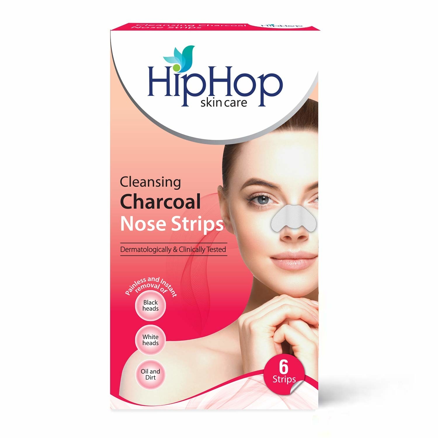 Hiphop skincare cleansing charcoal nose strips