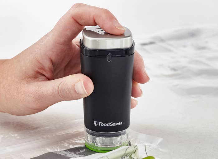 The cordless handheld food vacuum sealer