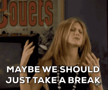 Jennifer Aniston cries out &quot;Maybe we should just take a break&quot; on set of &quot;Friends&quot;