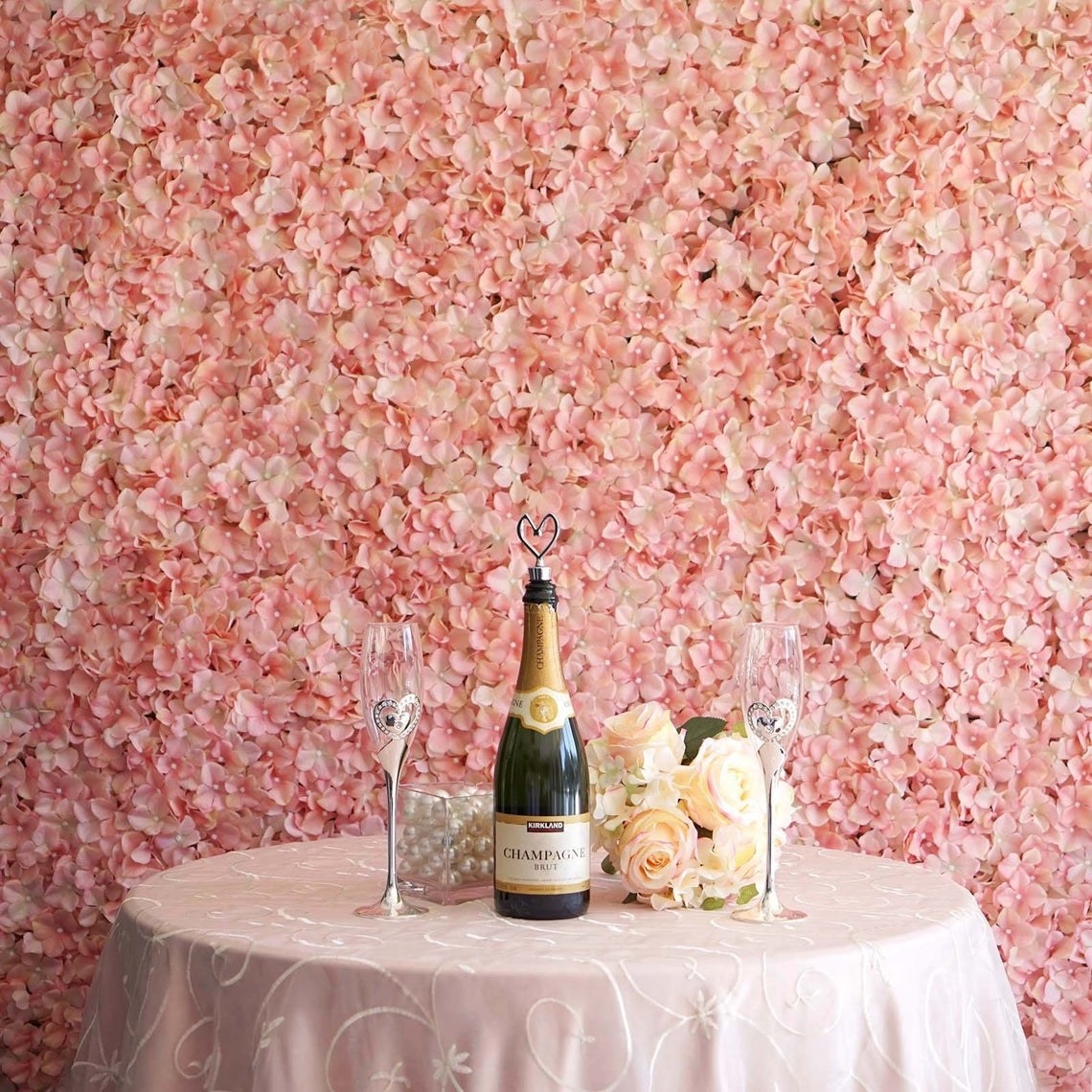 pink floral backdrop