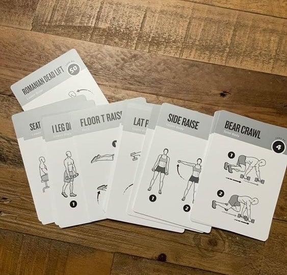 the exercise cards
