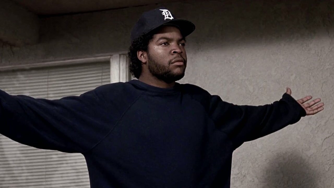 A scene from Boyz n the Hood