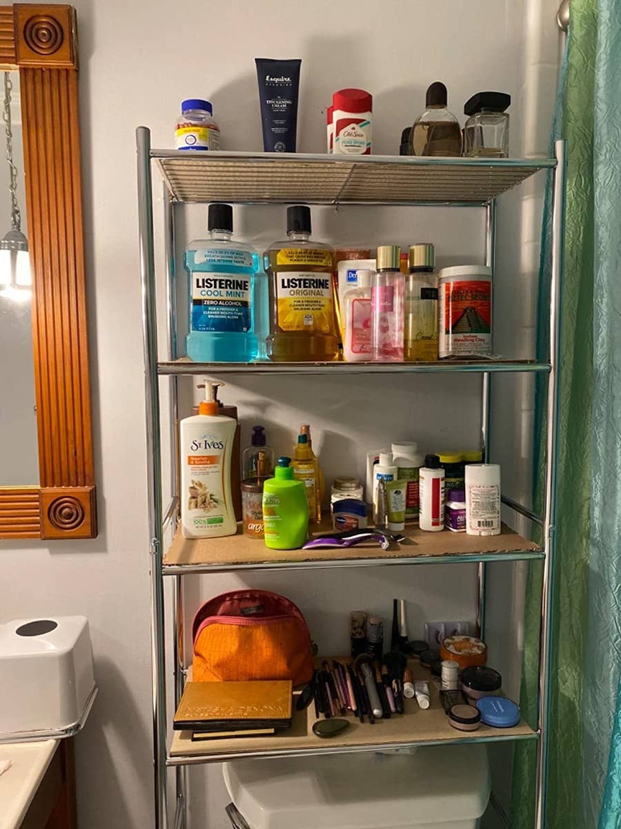 Slim Caddy Cabinet Organizer | Optimize Your Cabinet Space | Cabinet Door Organizer | Durable, Slender Design| Kitchen Lids, Bathroom Makeup Organizer