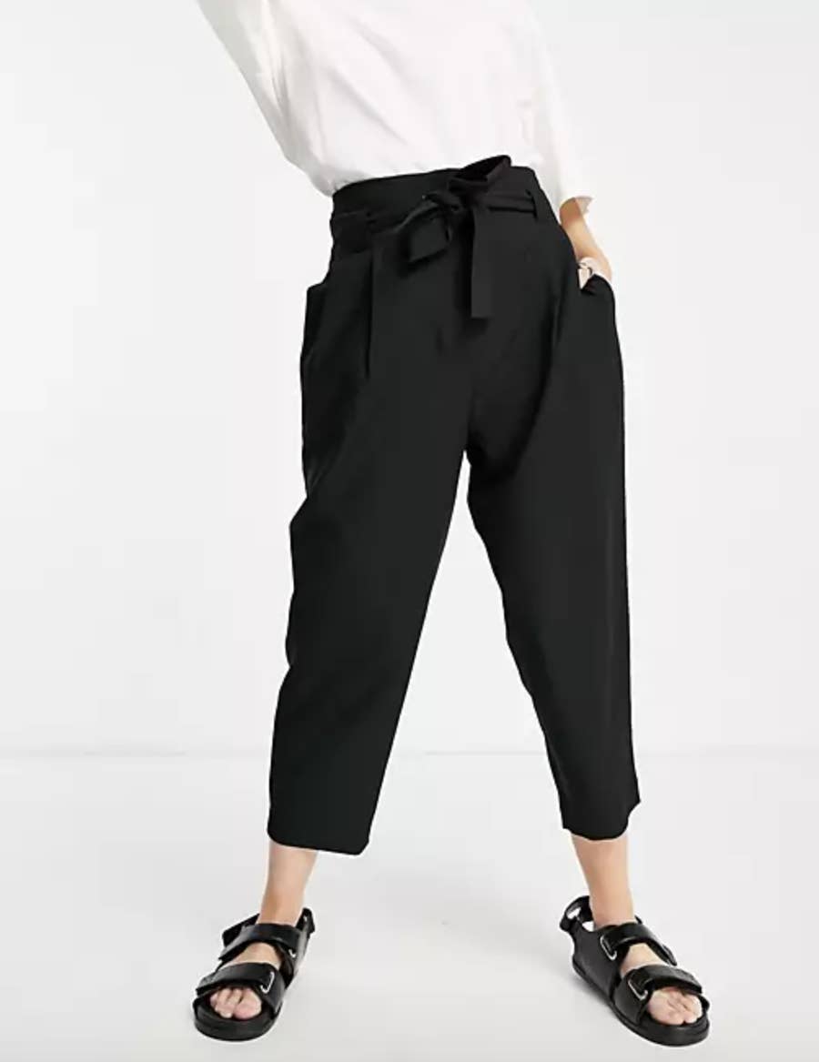 Black Formal Pants for Women, Black High Waist Pants for Women, Black Pants  High Rise, Black Office Pants for Women -  Canada