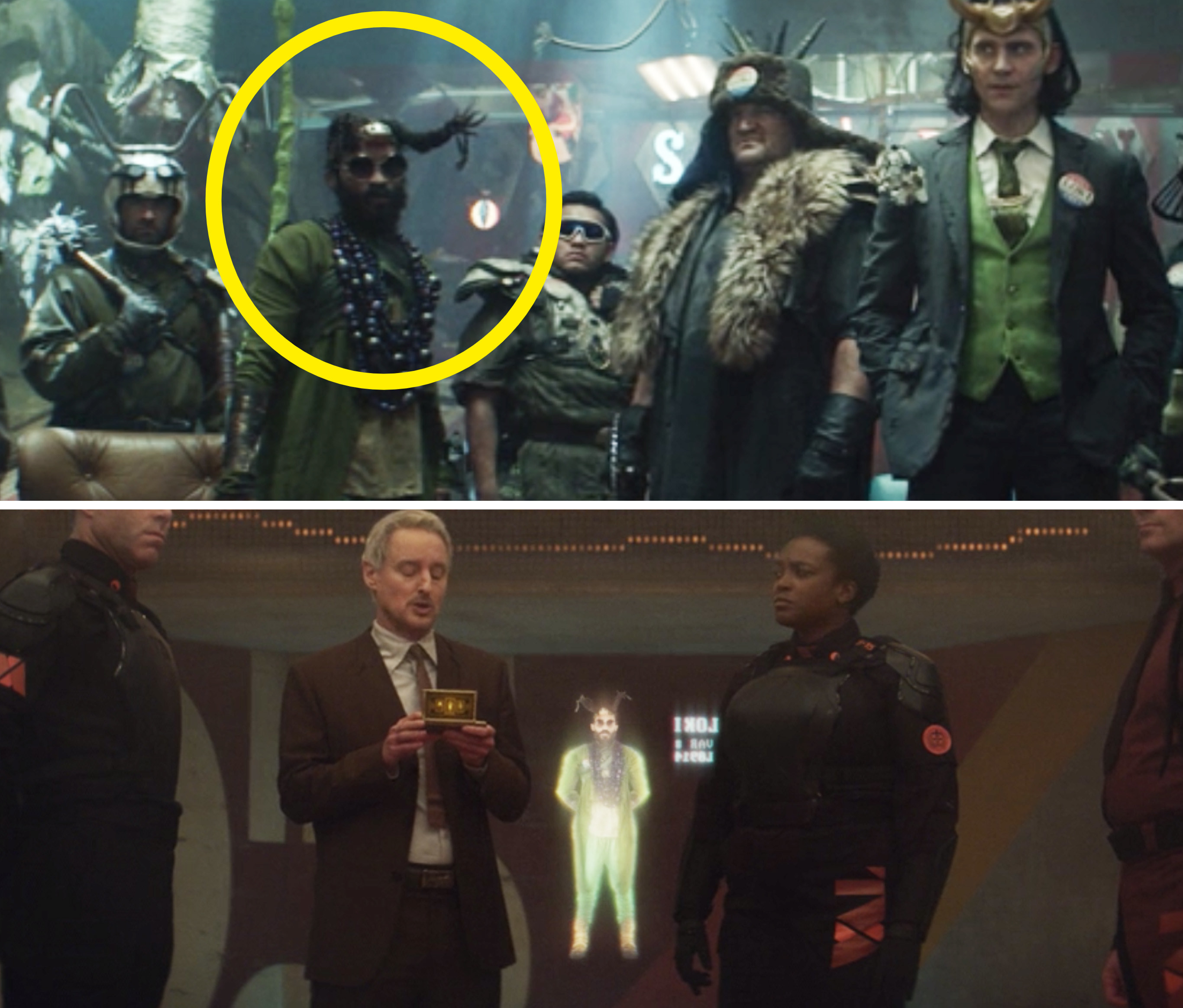 A Loki Variant vs. his hologram