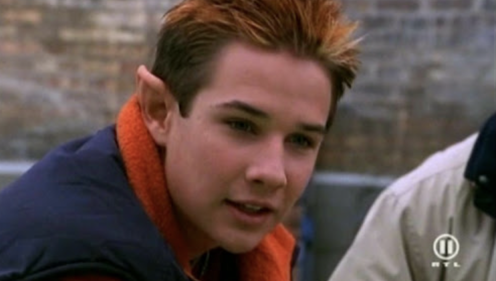 Ryan with pointed ears and orange hair in &quot;The Luck of the Irish&quot;