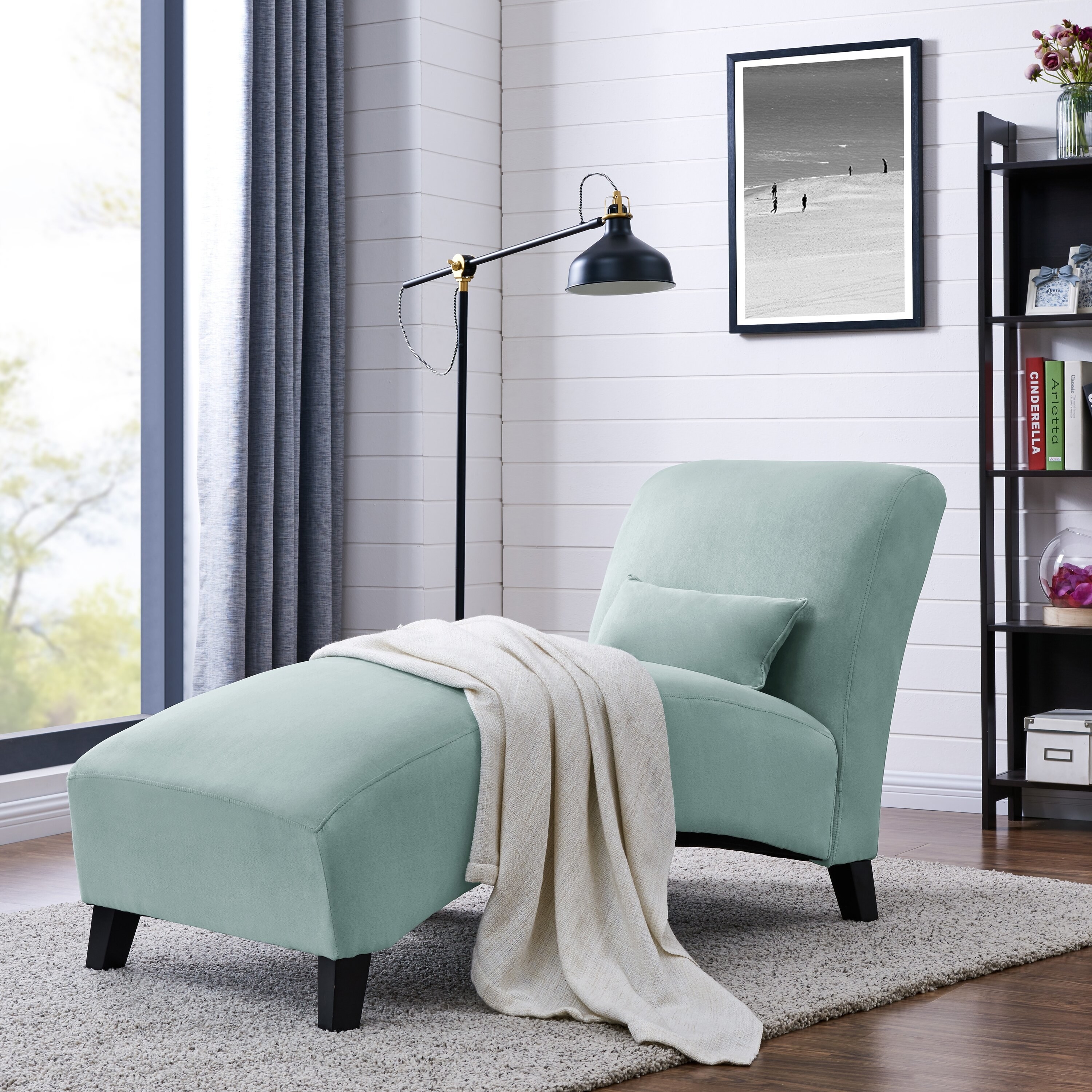 the chaise lounge in sky blue