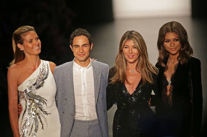 Heidi Klum, Zac Posen, Nina Garcia, and Zendaya at the Project Runway finale