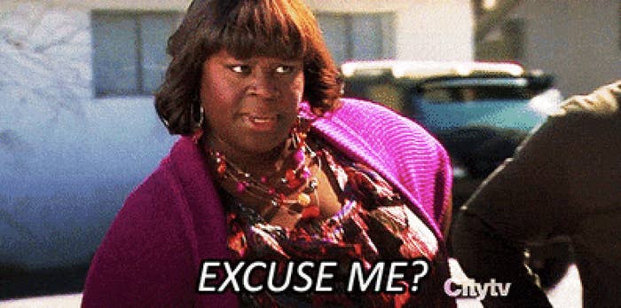 Donna in Parks and Rec saying, "Excuse me?"