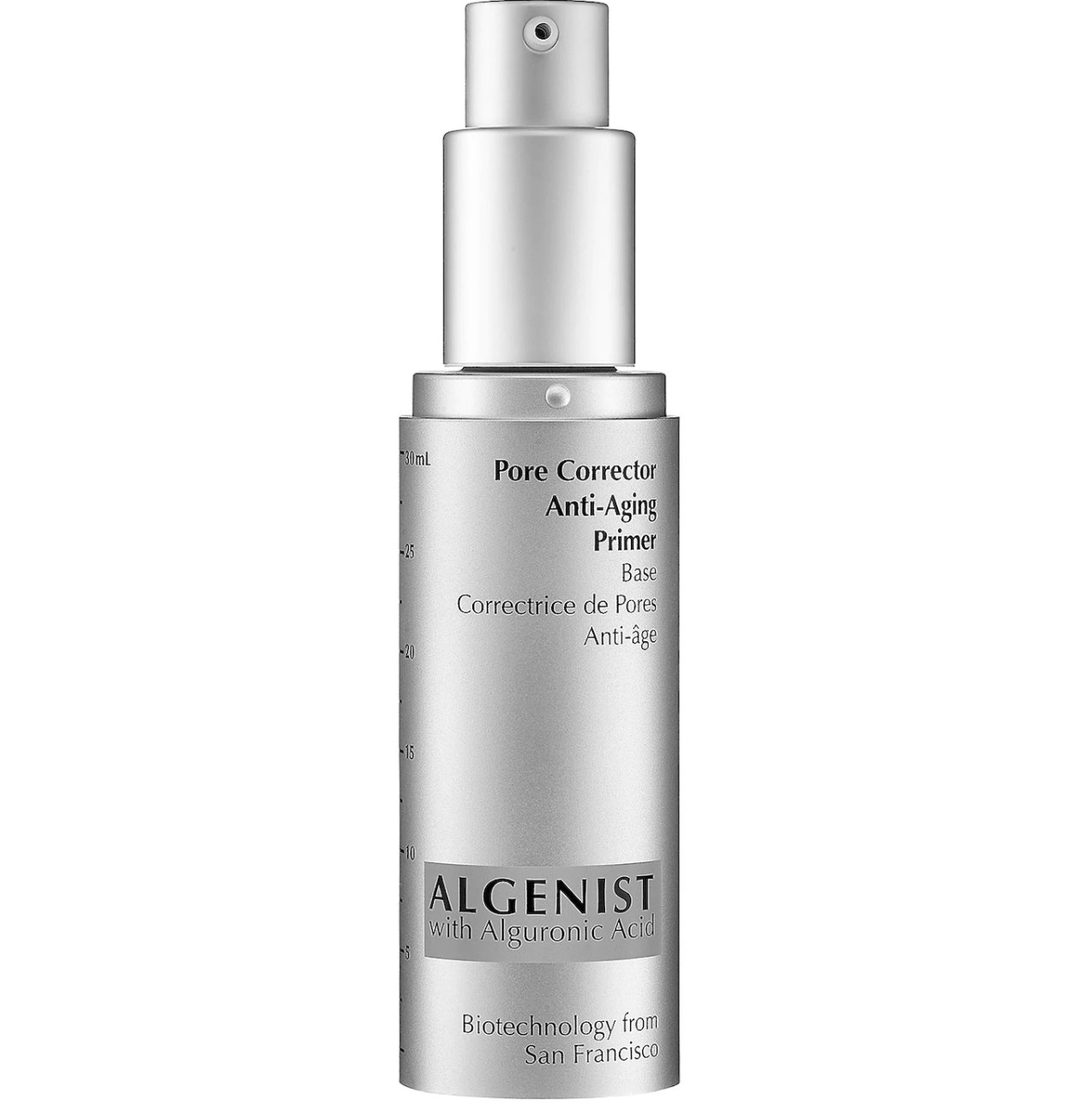 Bottle of Algenist anti-aging primer