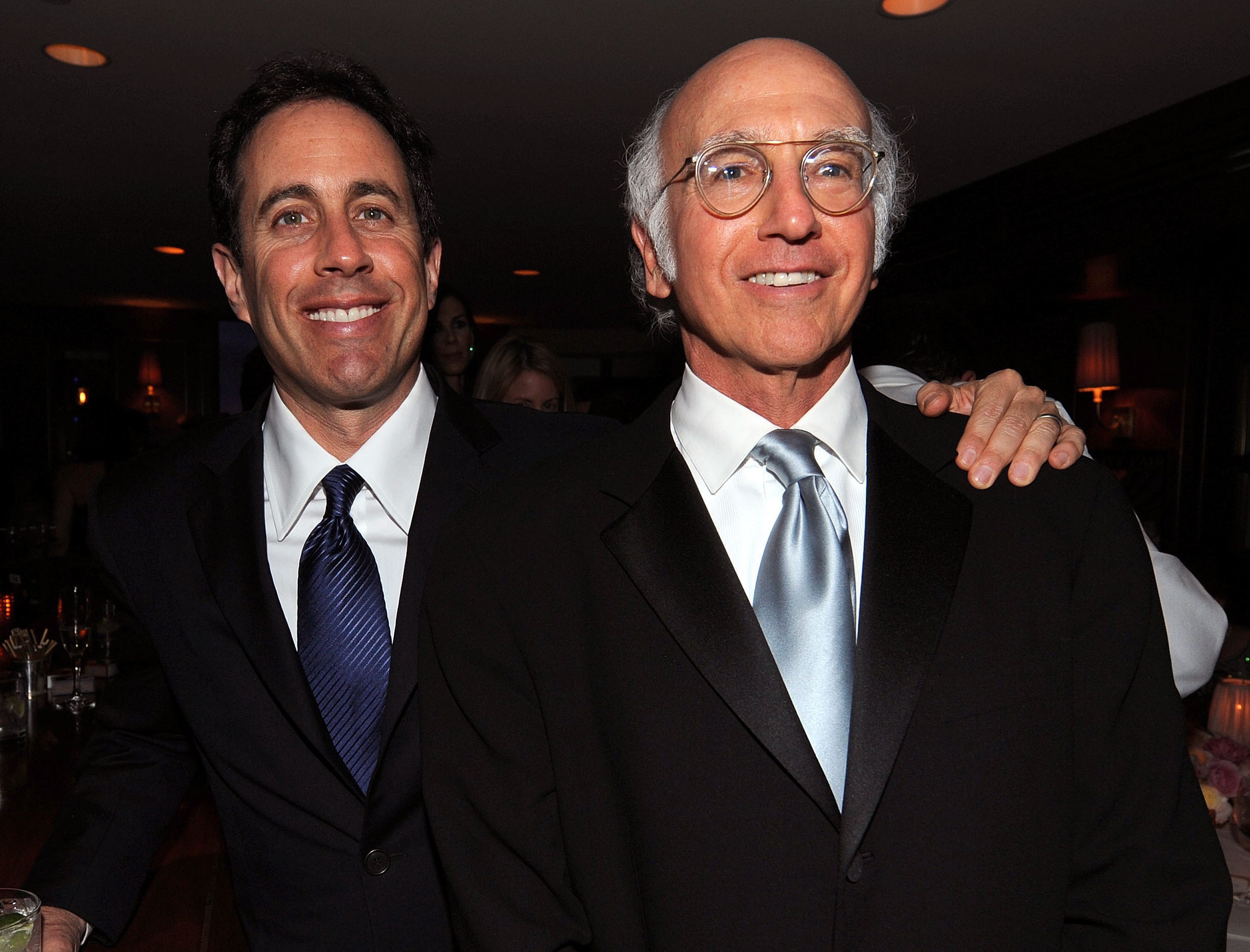 Jerry smiles next to Larry David