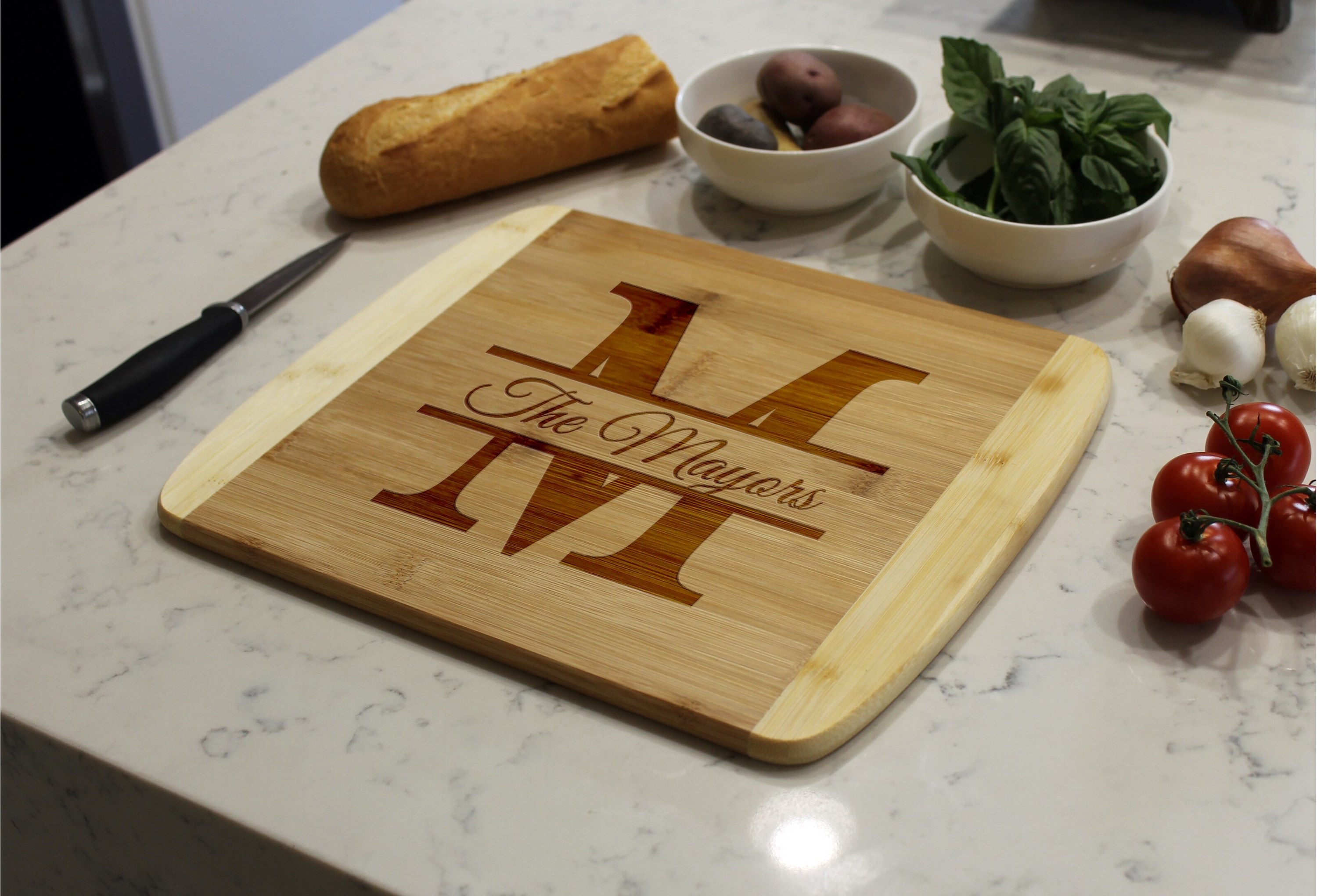 a personalized cutting board