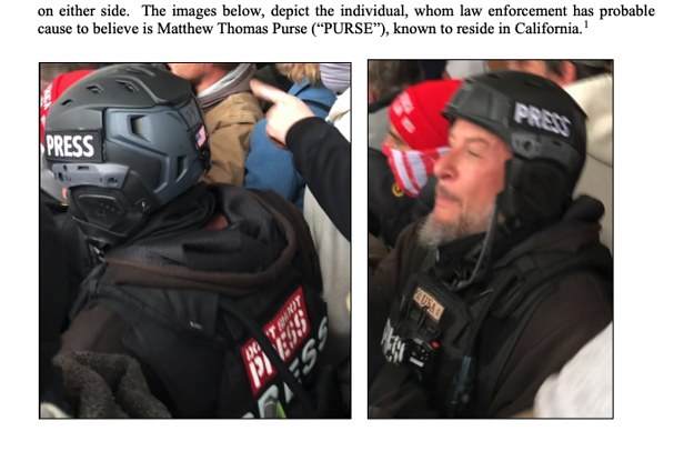 An Alleged Capitol Rioter Came Disguised As A Journalist, Prosecutors Say