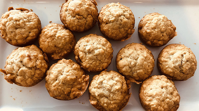 Banana Oat Muffins