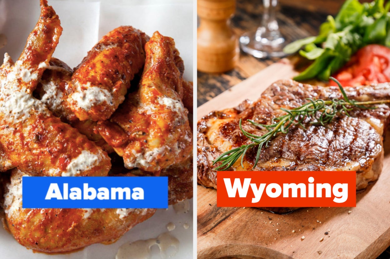 Wings and a ribeye steak 