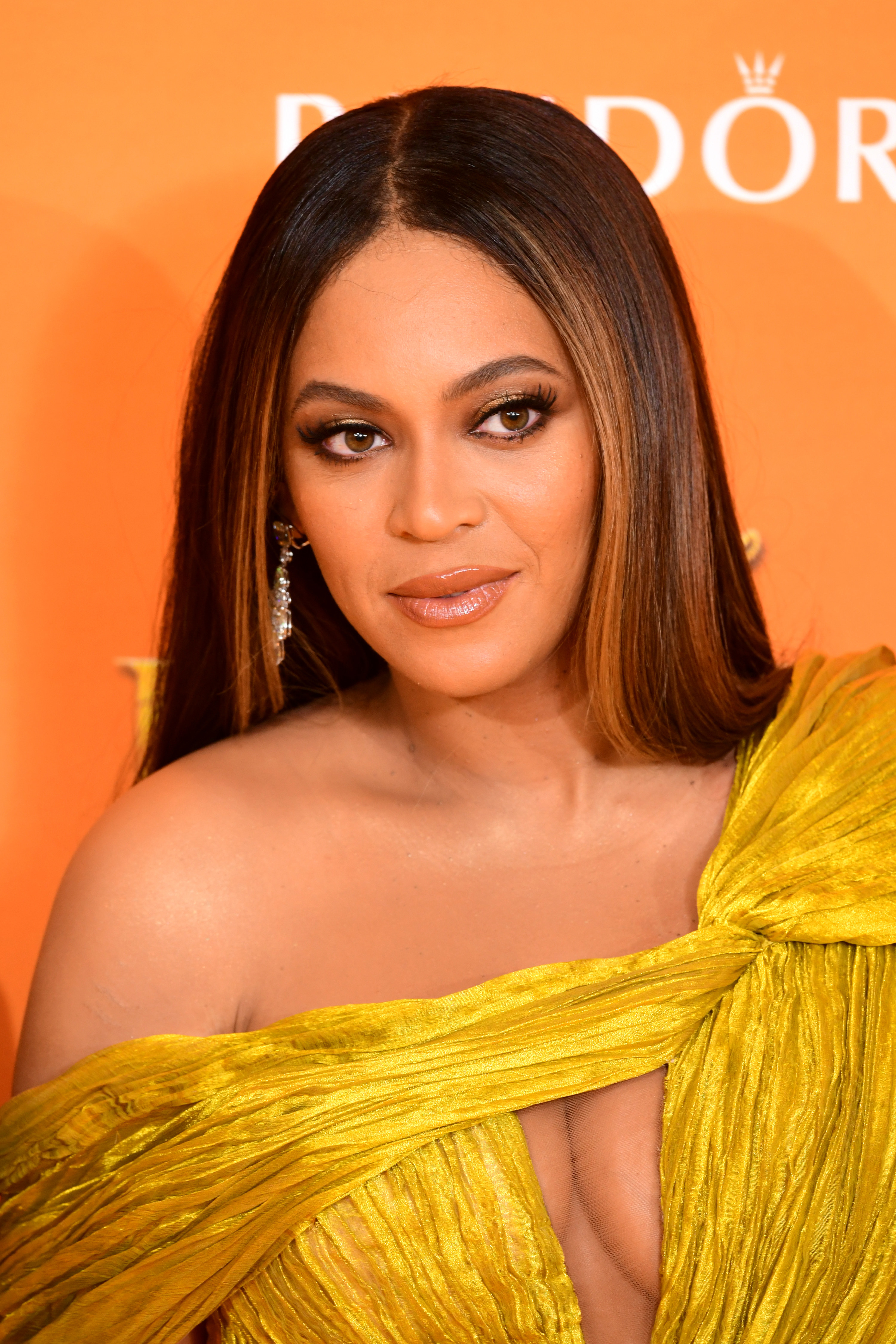 Beyoncé is photographed at the European premiere of Disney&#x27;s The Lion King in 2019