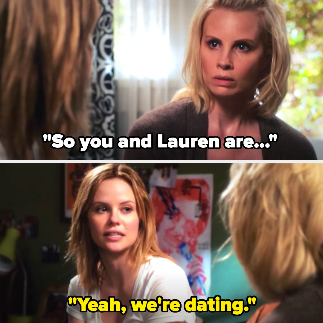 Kristina says &quot;so you are Lauren are...&quot; and Haddie says &quot;yeah, we&#x27;re dating&quot;
