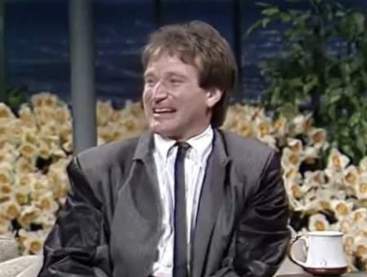 Robin Williams on &quot;The Tonight Show Starring Johnny Carson&quot; in the 1980s
