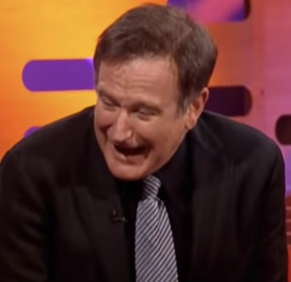 Robin Williams laughing on &quot;The Graham Norton Show&quot;