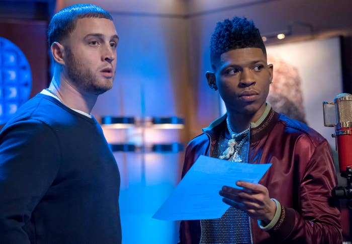 Chet on the set of Empire