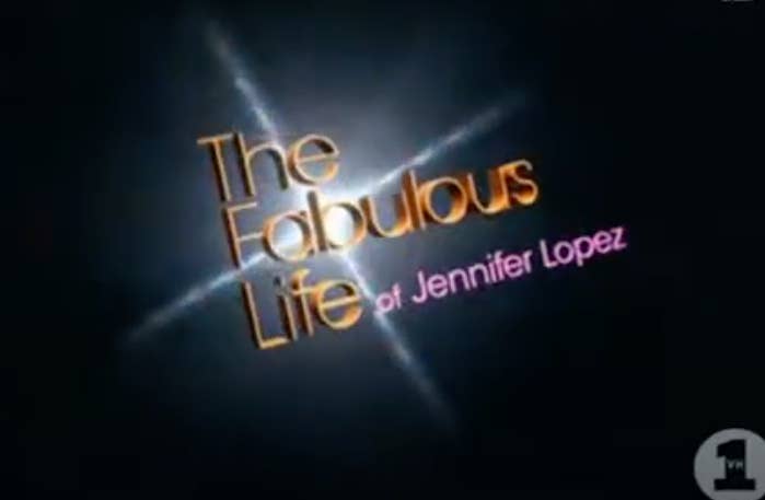 Logo fo The Fabulous Life of Jennifer Lopez episode