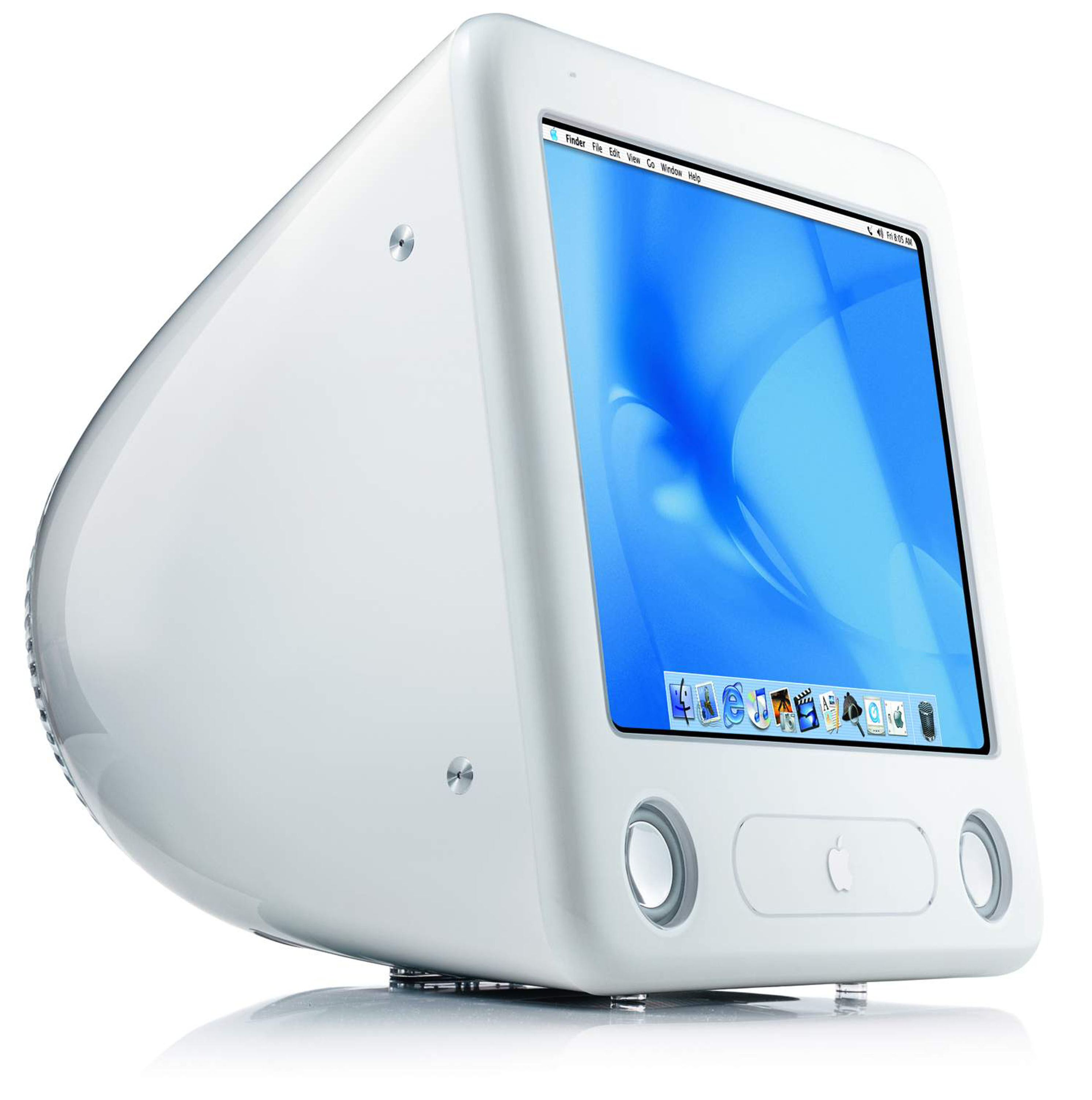 White iMac desktop