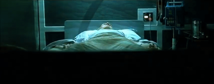 Woman from kill bill waking up from her coma