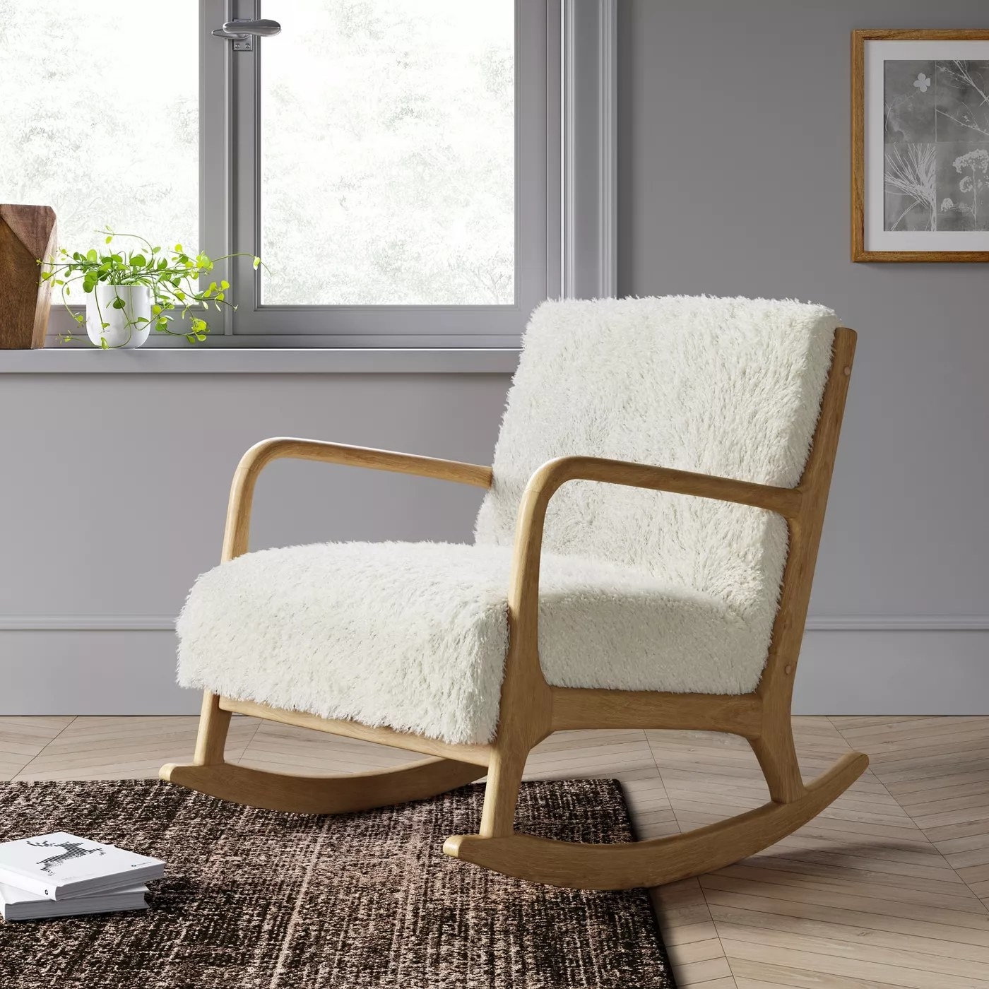 The rocking chair in a living room