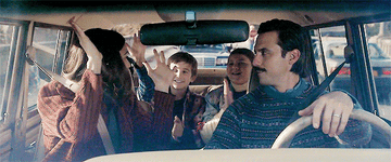 The Pearsons from &quot;This Is Us&quot; driving all together