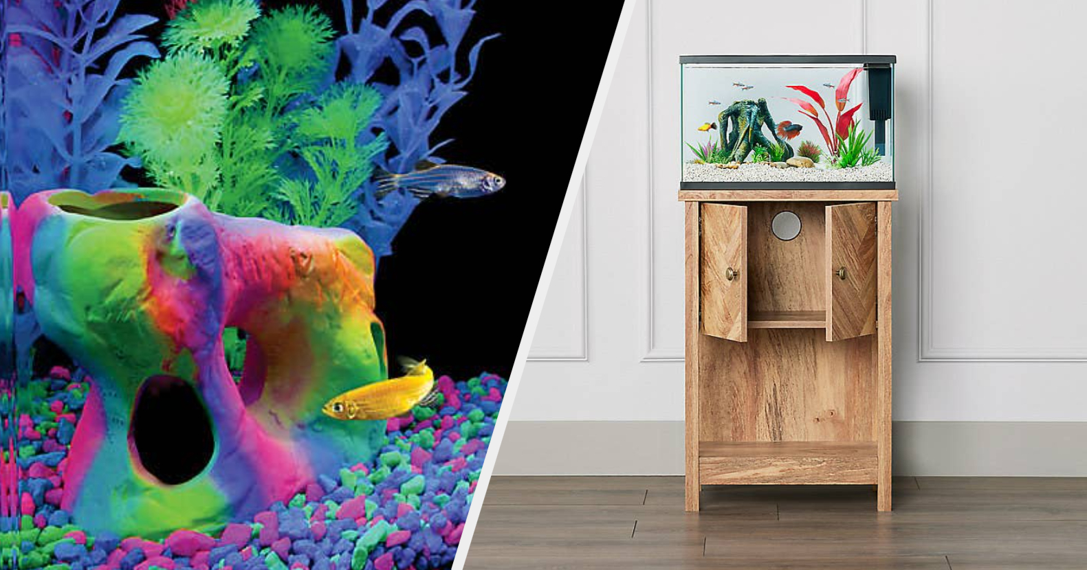Penn-Plax Disney’s Frozen 4-Piece Aquarium Decoration Bundle – Mini