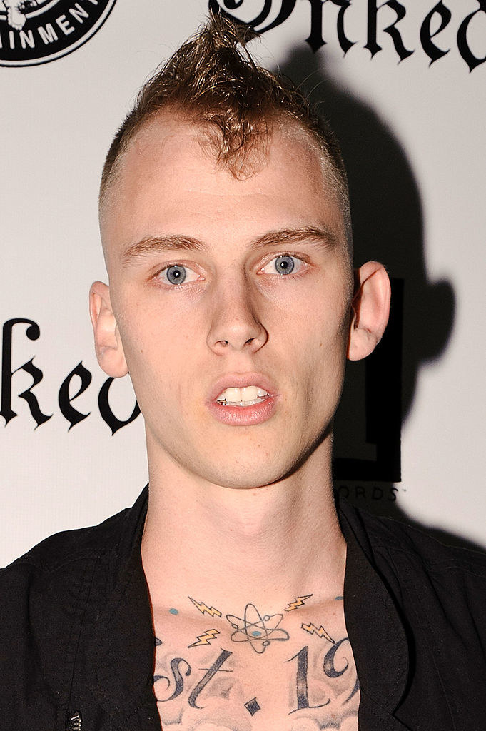 mgk hairstyle mohawk