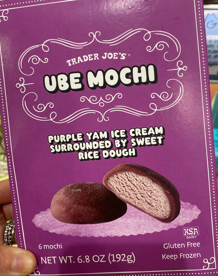 Ube (purple yam) mochi.