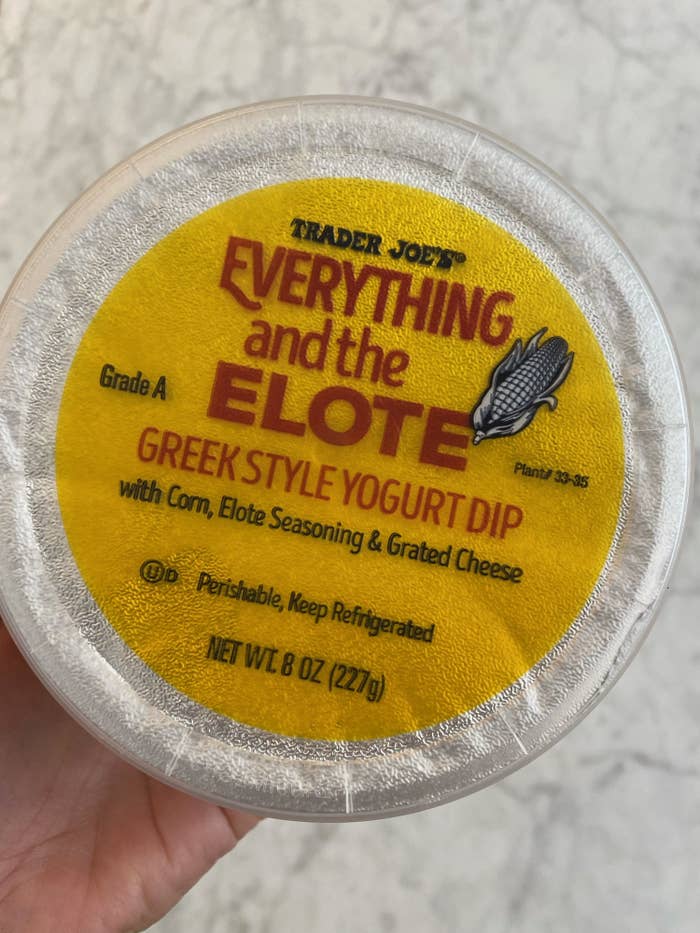 Everything and the Elote Greek Style Yogurt Dip